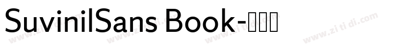 SuvinilSans Book字体转换 SuvinilSans Book字体转换
